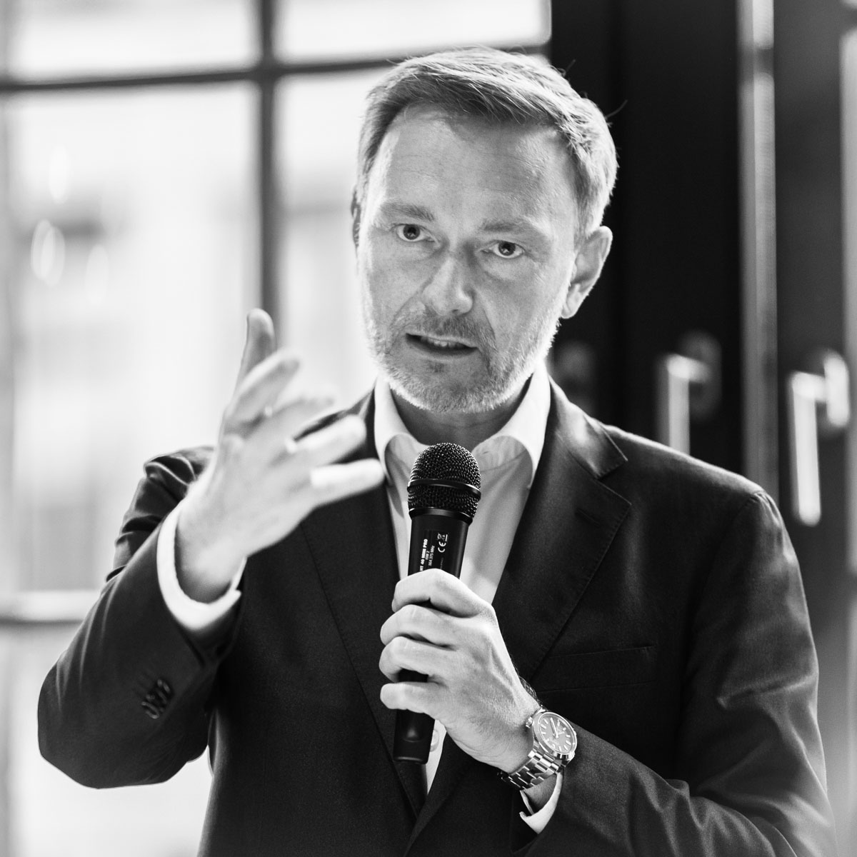 Bundesfinanzminister Christian Lindner fotografiert von Vincent Mosch