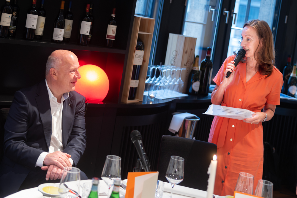 Foto zeigt: Kai Wegner und Juliane Hielscher